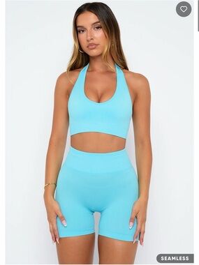 Seamless White Fox  2-Piece Workout Set